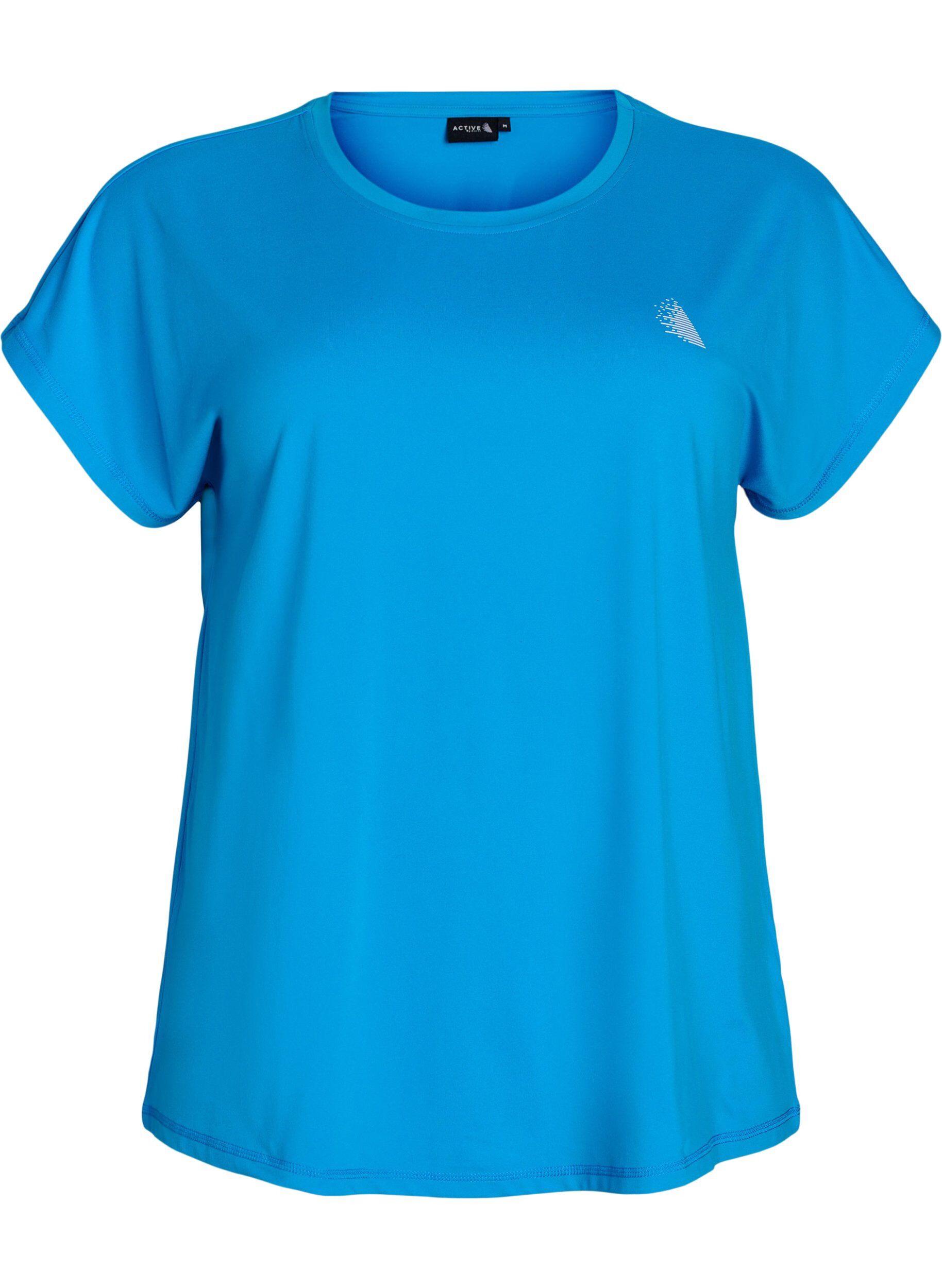 Zizzifashion Solid-coloured training T-shirt, Blue, Packshot image number 0