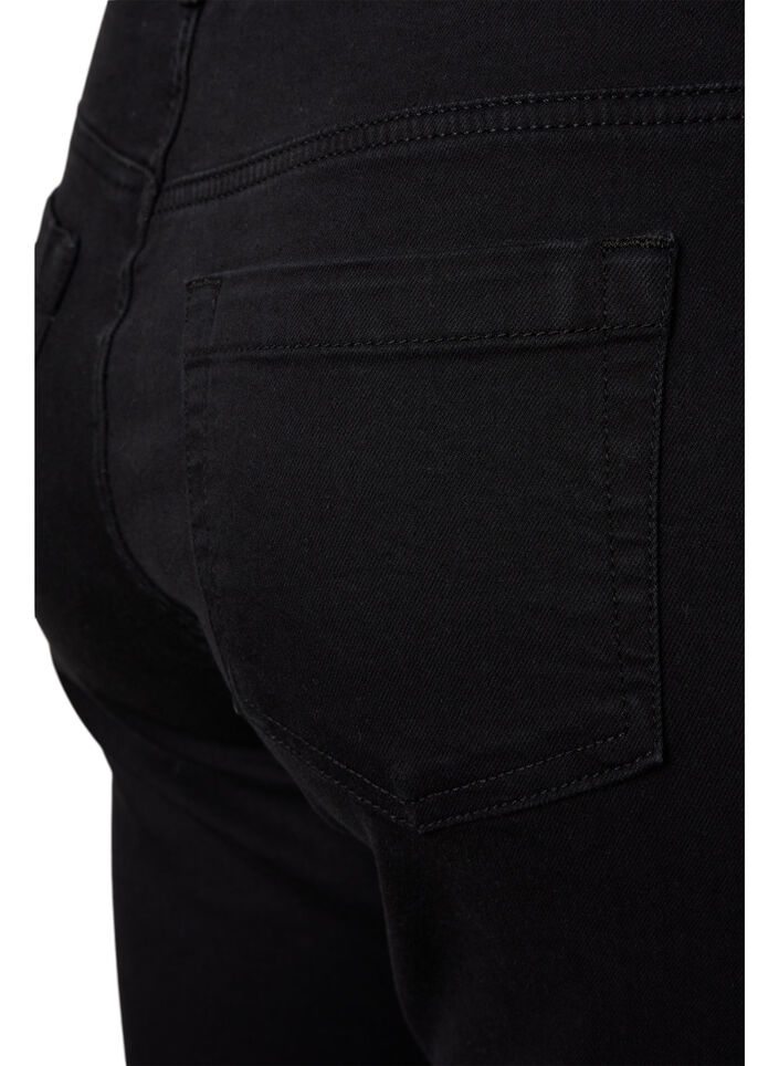 Ellen bootcut jeans with high waist, Black, Packshot image number 3