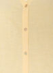 Blouse in linen and viscose with V-neck, Yellow, Packshot image number 2
