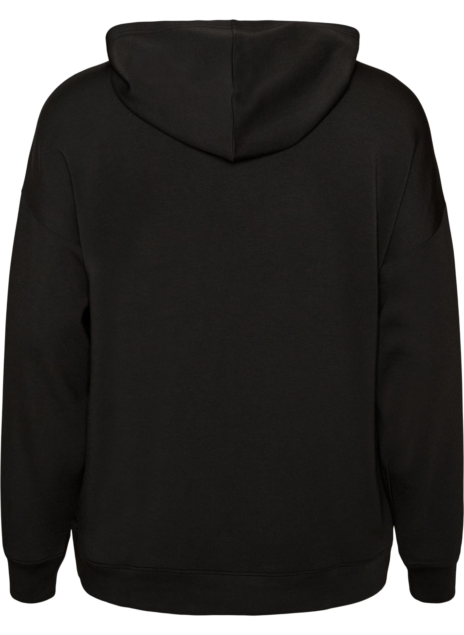 ZizzifashionJersey hoodie, Black, Packshot image number 1
