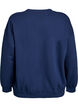 Sweatshirt with text print, Blue, Packshot image number 1