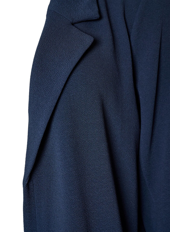 Long blazer with pockets, Blue, Packshot image number 2