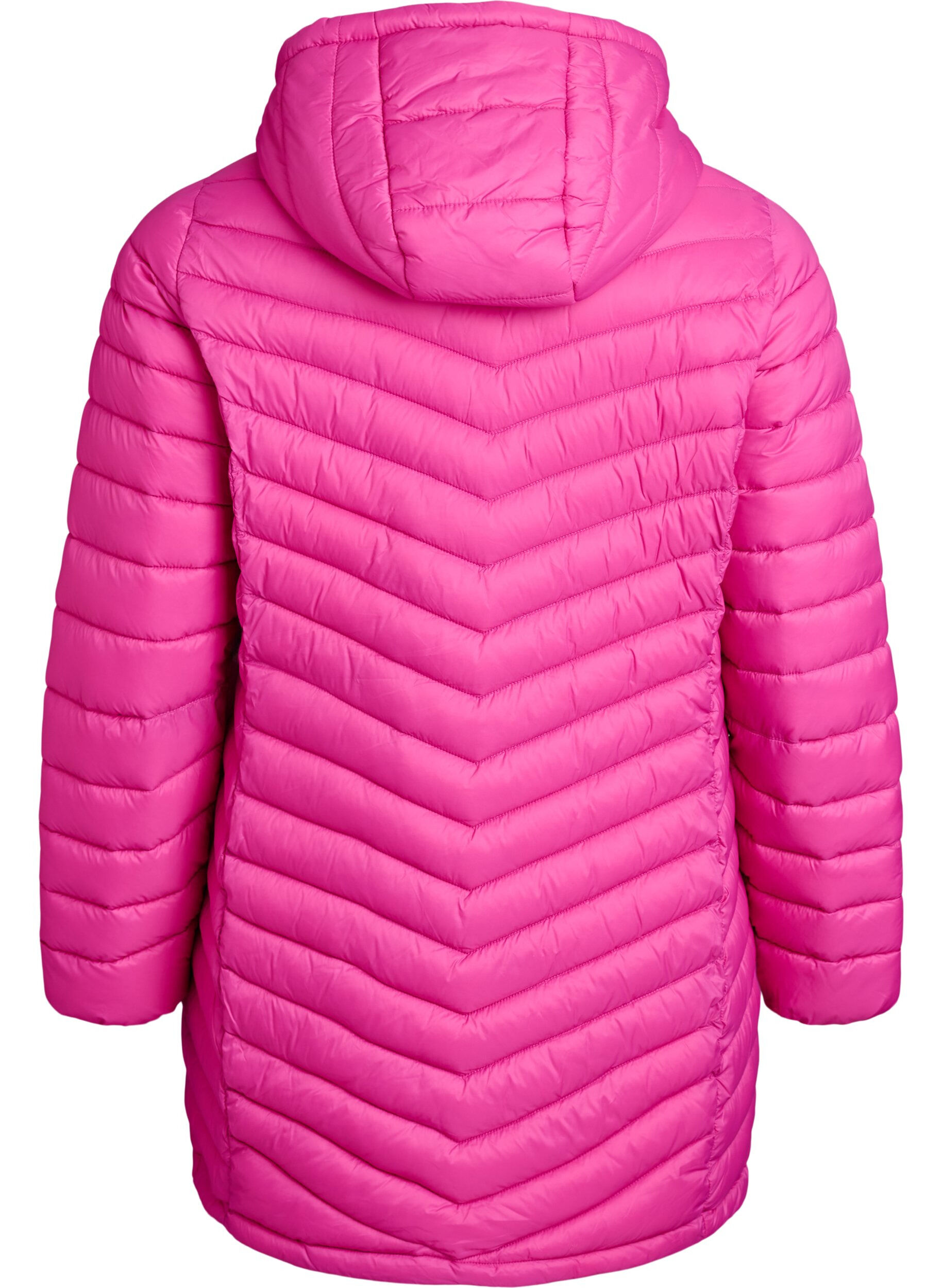 ZizzifashionLightweight jacket with pockets and a detachable hood, Rose, Packshot image number 1