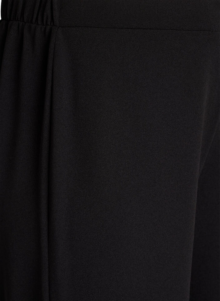 Wide-leg trousers, Black, Packshot image number 2