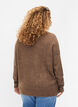 Melange sweater with round neck	, Caribou Mel., Model image number 1