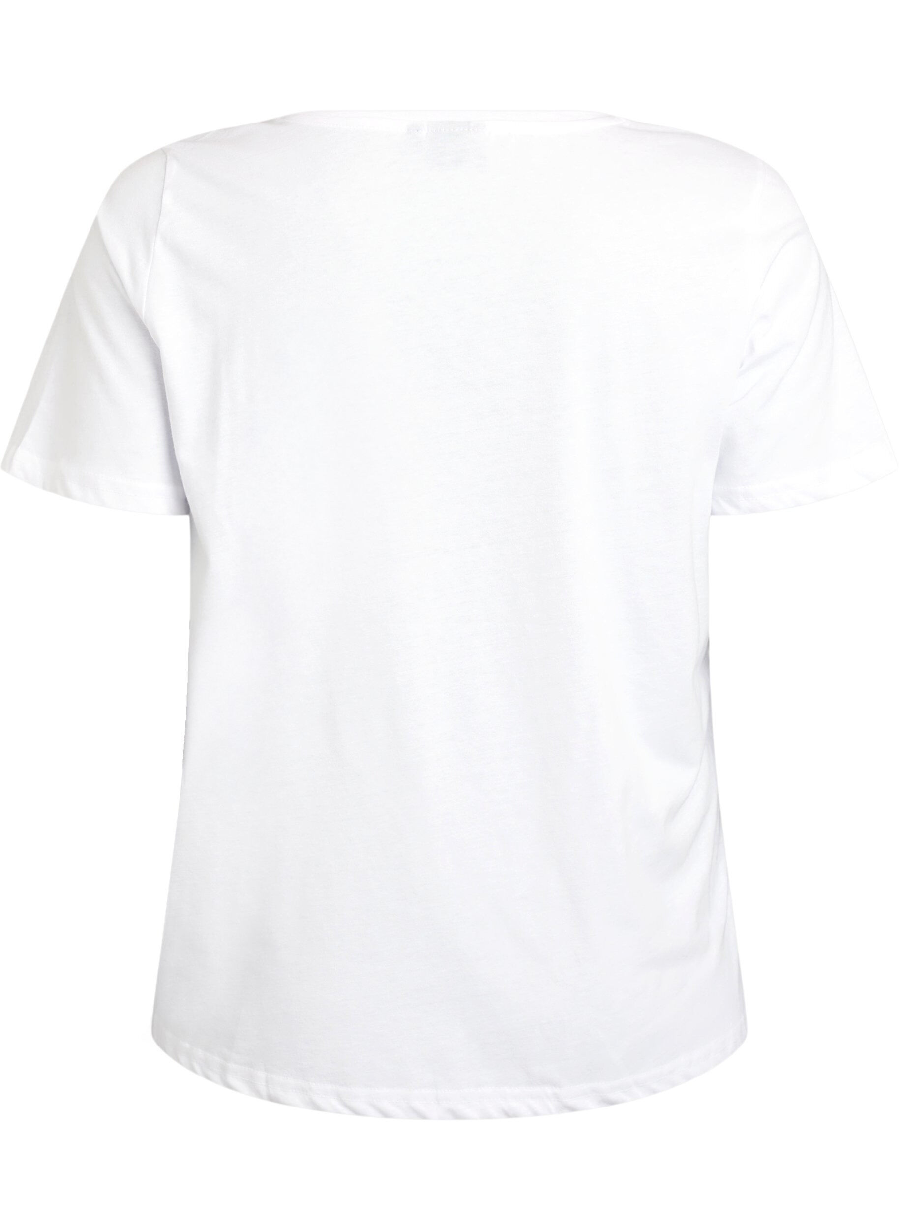 Zizzifashion FLASH - T-shirt with motif, White, Packshot image number 1