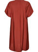 V-neck dress in viscose, Red, Packshot image number 1
