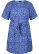 FLASH - Short sleeve dress with belt, Surf the web Dot, Packshot image number 0