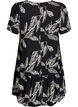 Dress in viscose with cutline, Black, Packshot image number 1