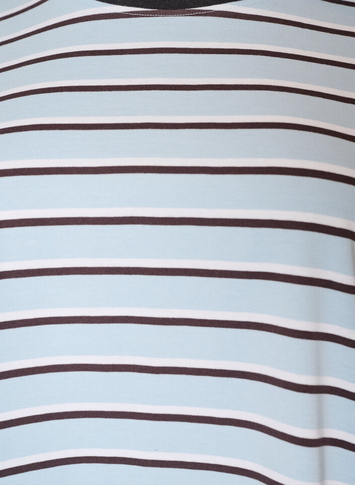 Basic t-shirt with long sleeves, Blue, Packshot image number 2