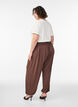 Loose-fitting harem trousers, Brown, Model image number 1