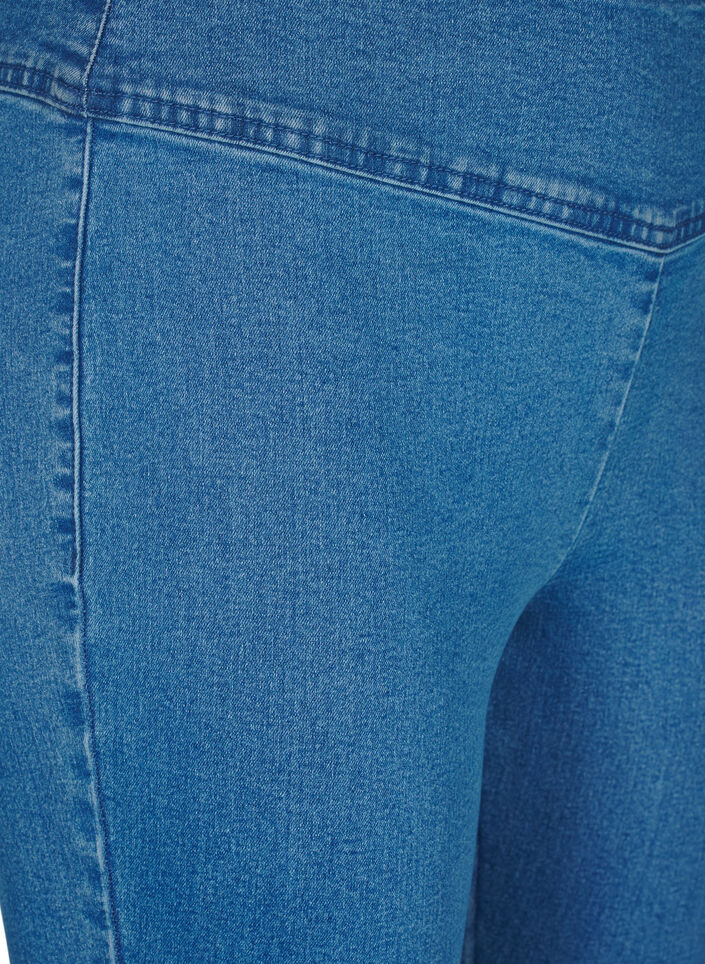 Stretchy jeggings with high waist, Light Blue, Packshot image number 2