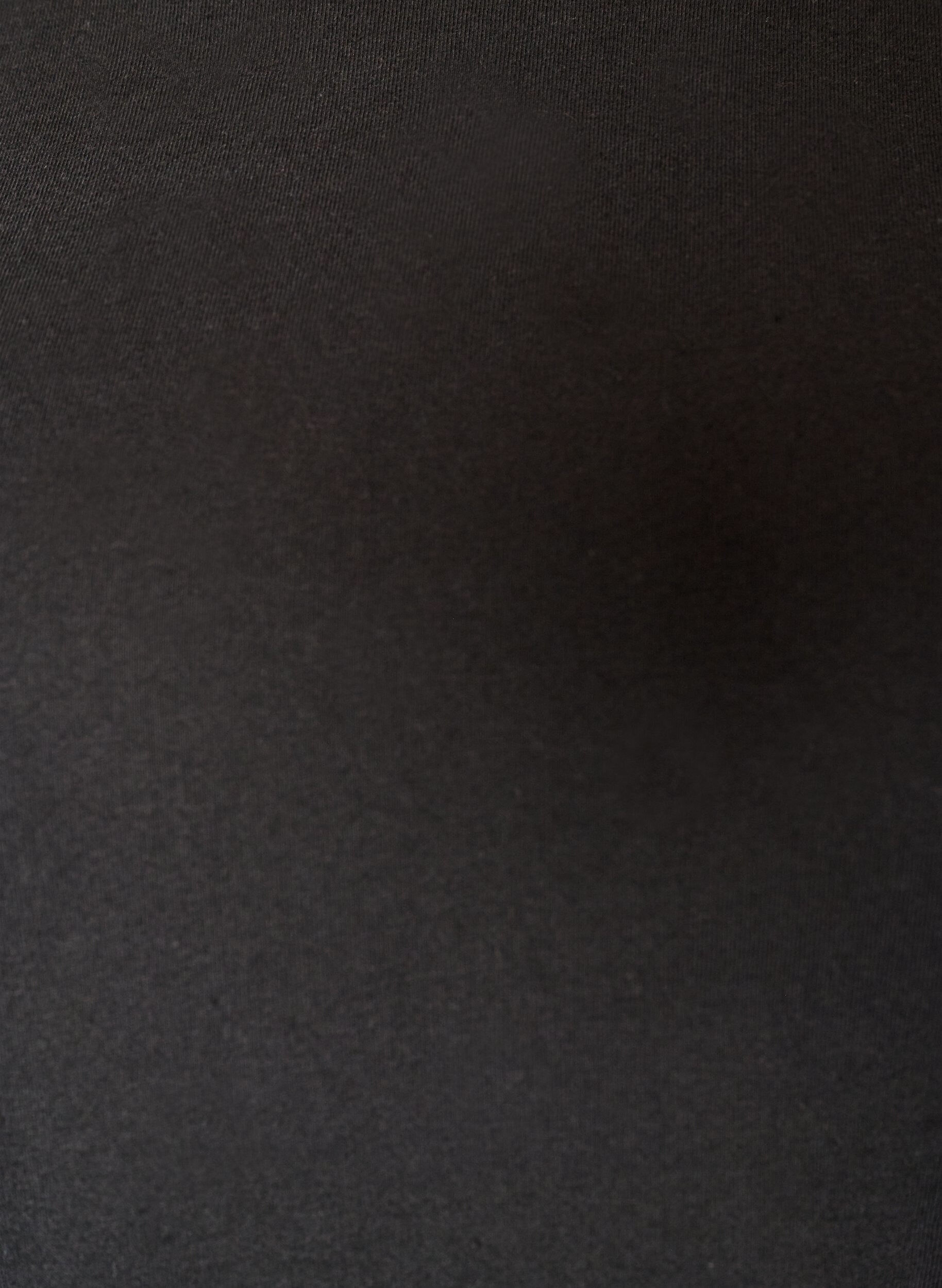 Zizzifashion Cotton dress with broderie anglaise sleeves and a tie-waist, Black, Packshot image number 2