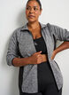 Training cardigan with contrast panels and a high collar, Dark Grey, Model image number 0