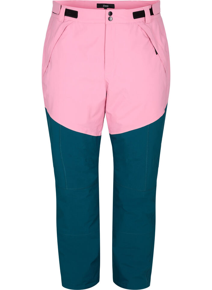 Ski pants with pockets, Sea Pink Comb, Packshot image number 0