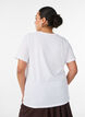 T-shirt with motif, White, Model image number 2