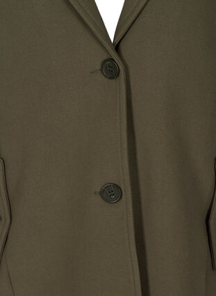 Jacket with buttons and collar, Tarmac, Packshot image number 2