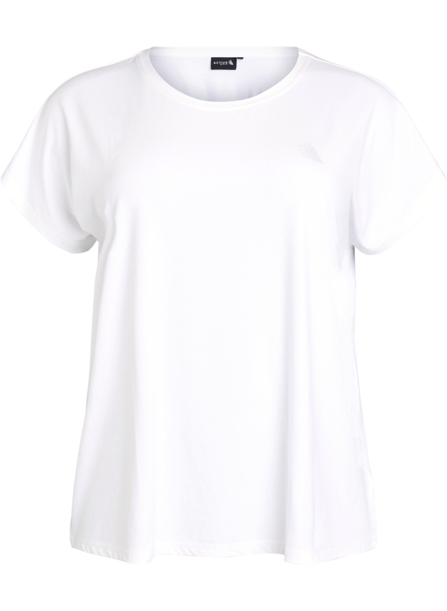 Solid-coloured workout T-shirt