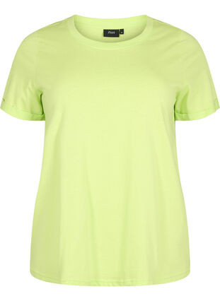 Basic cotton t-shirt, Sharp Green, Packshot image number 0