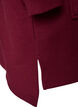 Long hooded cardigan with zipper, Red, Packshot image number 4