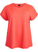 Solid-coloured training T-shirt, Coral, Packshot image number 0