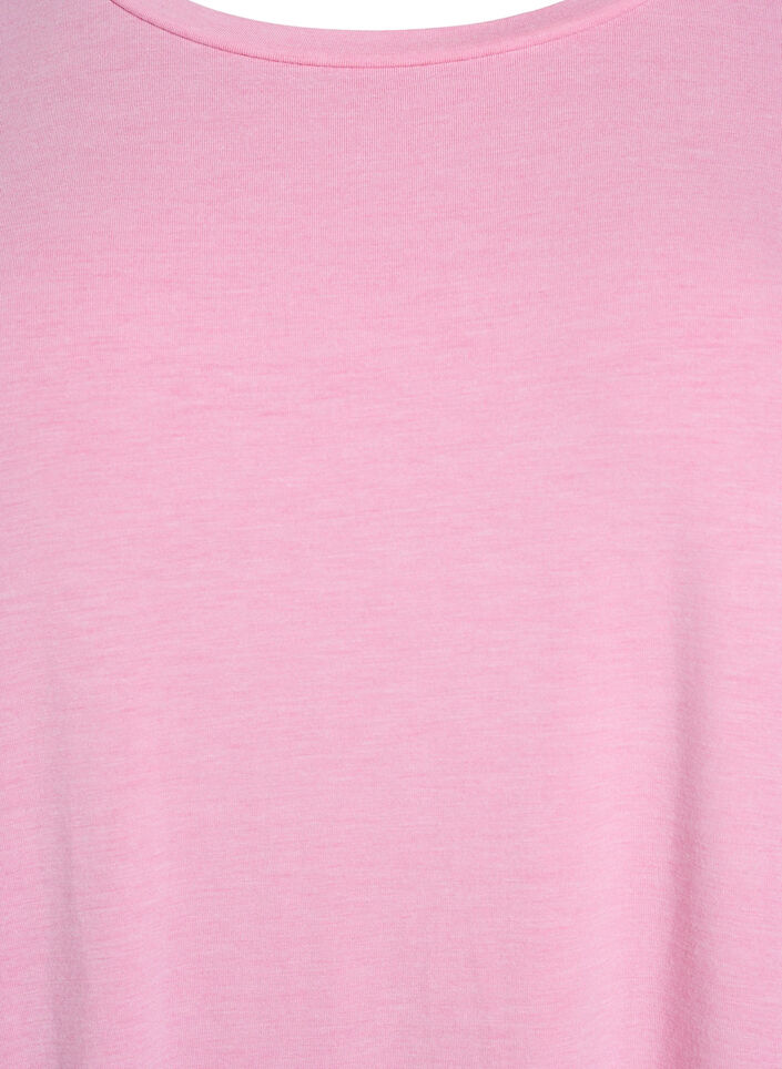 Loose t-shirt with round neck, Pink, Packshot image number 2