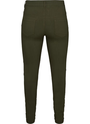 Slim fit trousers with pockets, Ivy green, Packshot image number 1