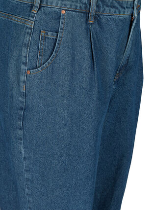 Slouchy fit cotton jeans, Blue denim, Packshot image number 2