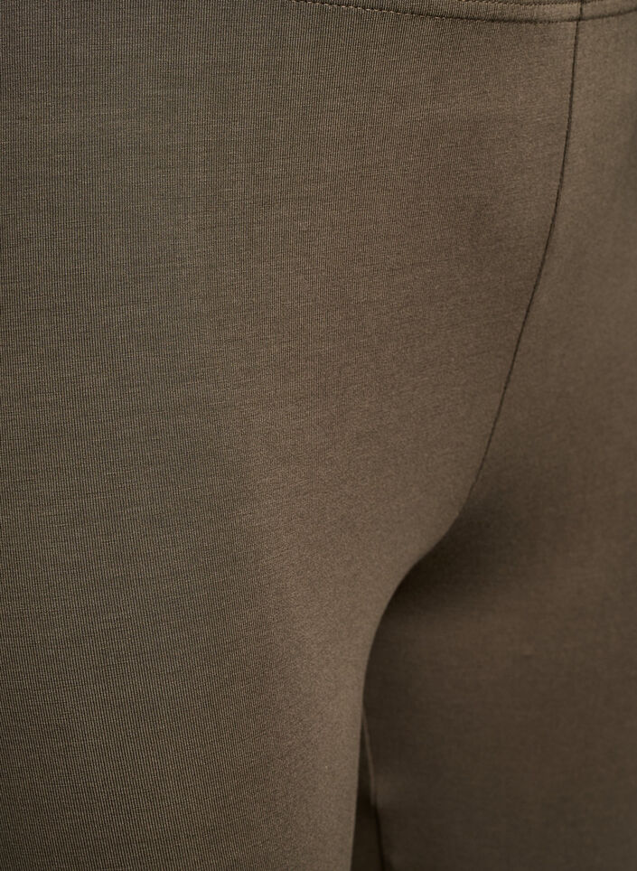 Basic leggings in viscose, Green, Packshot image number 2