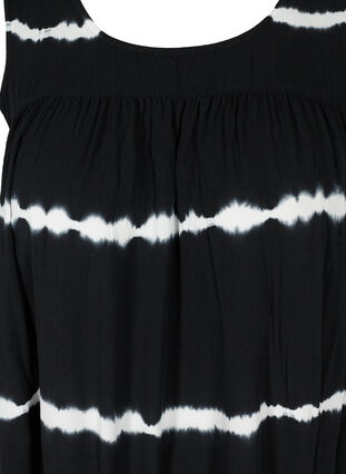 Printed midi dress in viscose, Black Batik, Packshot image number 2