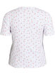Cotton T-shirt with all-over print, Vanilla, Packshot image number 1