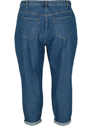 Slouchy fit cotton jeans, Blue denim, Packshot image number 1