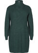 FLASH - Knitted dress with high neck, Sea Moss Mel., Packshot image number 0