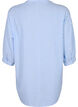 Checked tunic with 3/4 sleeves, Blue, Packshot image number 1
