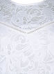 Lace blouse with short sleeves, Bright White, Packshot image number 2