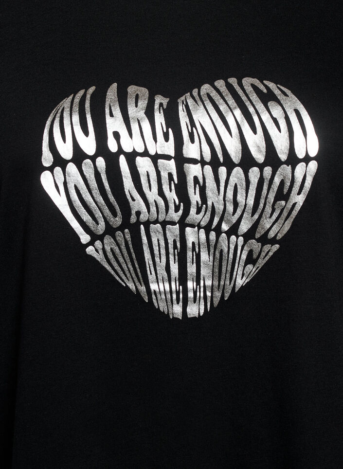 FLASH - T-shirt with print, Black, Packshot image number 2