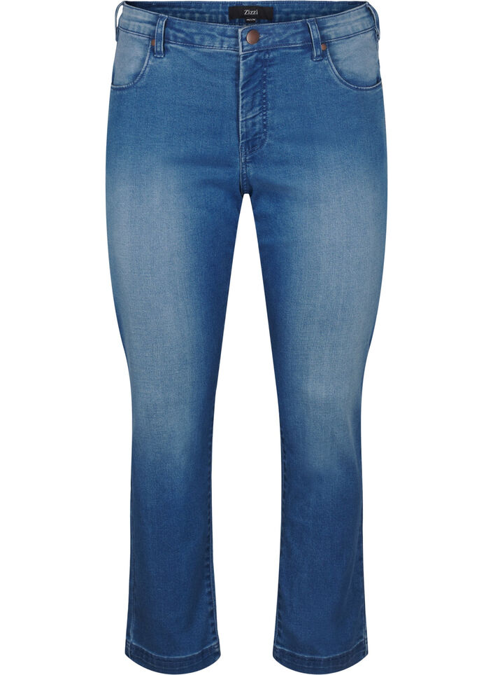 Slim fit Emily jeans with normal waist, Light Blue, Packshot image number 0