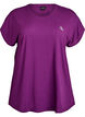 Solid-coloured training T-shirt, Purple, Packshot image number 0