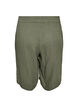 Loose cotton muslin shorts with a high waist, Green, Packshot image number 1