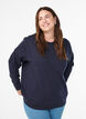 FLASH - Sweatshirt with crew neck, Blue, Model image number 0