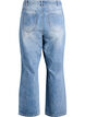 Wide-leg jeans with stitching details, Blue, Packshot image number 1