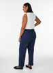 Straight fit trousers, Blue, Model image number 2
