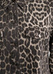 Long-sleeved denim dress with leopard print, Leo AOP, Packshot image number 2