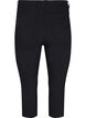 Close-fitting capri trousers in viscose mix, Black, Packshot image number 1