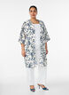 Viscose kimono with 3/4 sleeves, Blue, Model image number 1