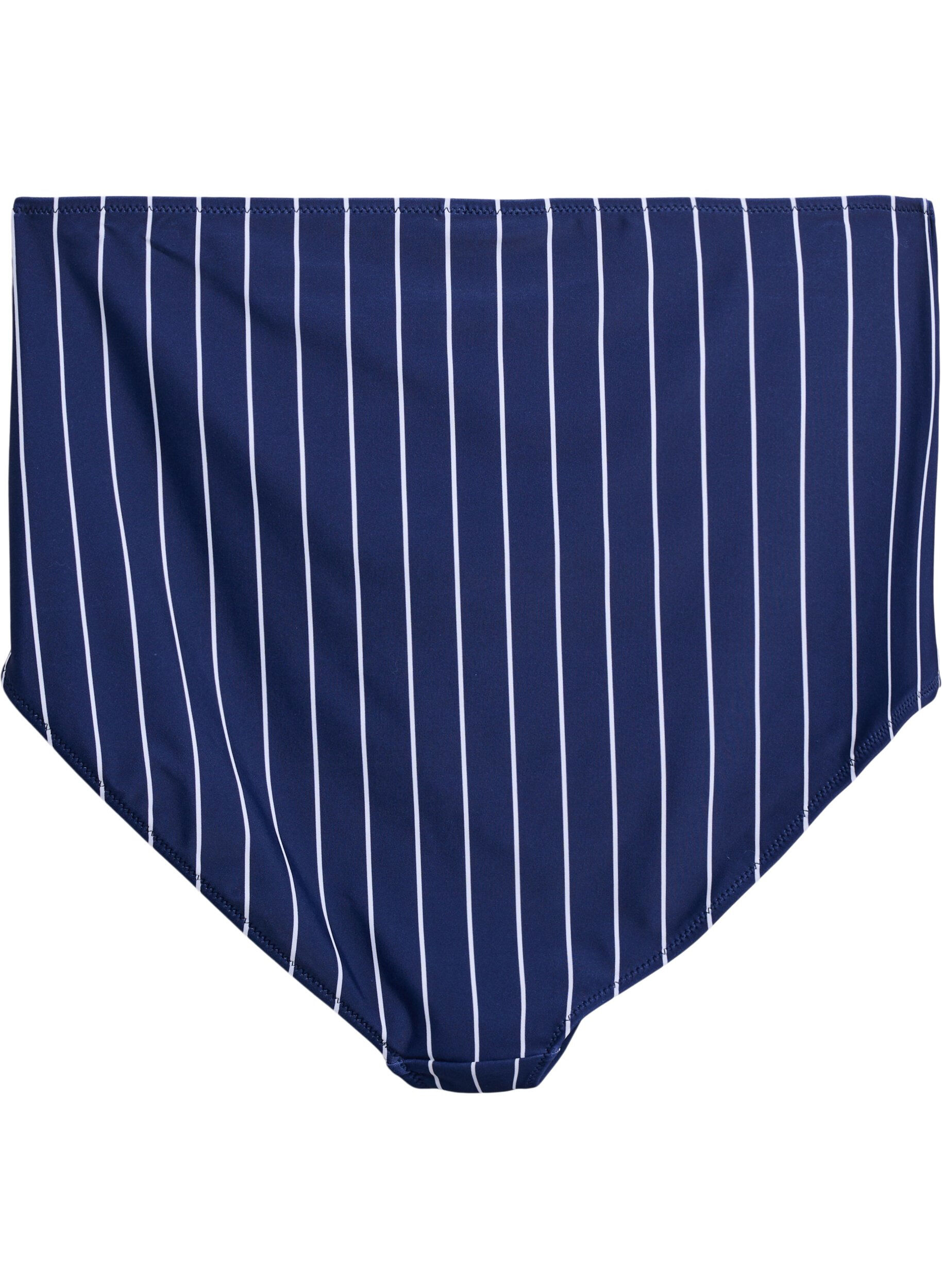 Zizzifashion Bikini briefs with print and a high waist, Blue, Packshot image number 1