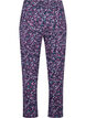 Cotton pajama pants with print, Blue, Packshot image number 1