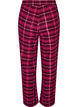 Checked cotton pyjama bottoms, Red, Packshot image number 1