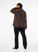 Flared jersey trousers, Black, Model image number 1