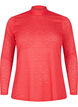 Close-fitting lace blouse with long sleeves, Hibiscus, Packshot image number 0